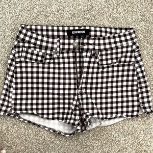 Express High Rise Shorts